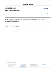 NBN ISO 6338:2023