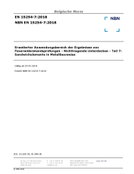 NBN EN 15254-7:2018