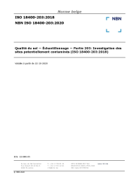 NBN ISO 18400-203:2020