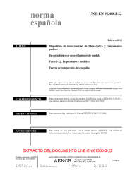 UNE-EN 61300-3-22:2012