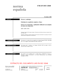 UNE-EN ISO 12048:2001 (R2006)