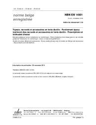 NBN EN 14901:2014