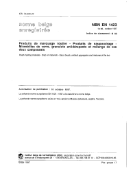 NBN EN 1423:1997