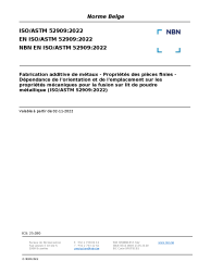 NBN EN ISO/ASTM 52909:2022
