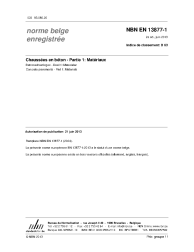 NBN EN 13877-1:2013