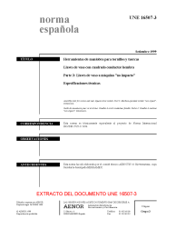 UNE 16507-3:1999 (R2010)