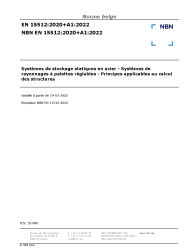 NBN EN 15512:2020+A1:2022