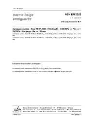 NBN EN 2252:2012
