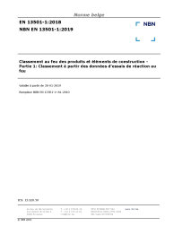 NBN EN 13501-1:2019