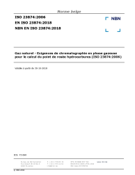 NBN EN ISO 23874:2018