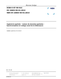 NBN EN 16603-50-01:2014