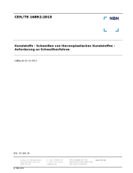 CEN/TS 16892:2015