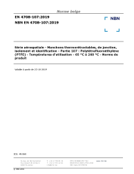 NBN EN 4708-107:2019