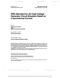 IEEE C37.013:1993