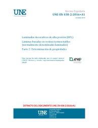 UNE-EN 438-2:2016+A1:2019