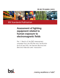 PD IEC/TR 62493-1:2013