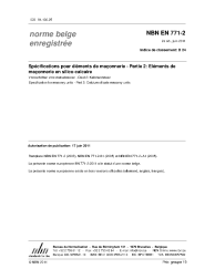 NBN EN 771-2:2011