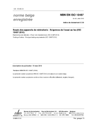 NBN EN ISO 10497:2010