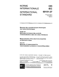 IEC 60151-27:1974
