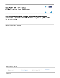 CEN ISO/ASTM TR 52905:2023