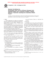 ASTM C1308-95(2001) (R1995)