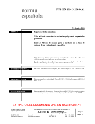 UNE-EN 1093-3:2008+A1:2008 (R2020)