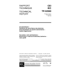 IEC TR 62060:2001