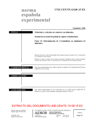 UNE-CEN/TS 13130-15:2006 EX