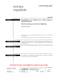 UNE-EN ISO 21567:2005 (R2010)