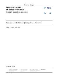 NBN EN 16602-70-14:2019