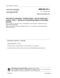NBN EN 572-1:2004