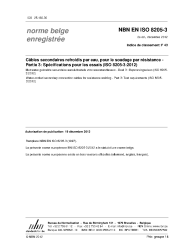 NBN EN ISO 8205-3:2012