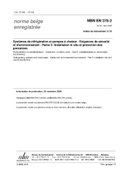 NBN EN 378-3:2008