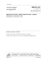 NBN EN 15551:2009