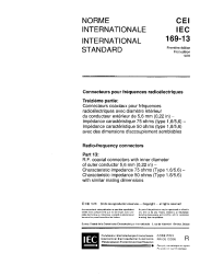 IEC 60169-13:1976