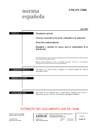 UNE-EN 13406:2003 (R2018)