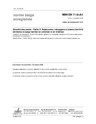 NBN EN 71-8+A4:2009
