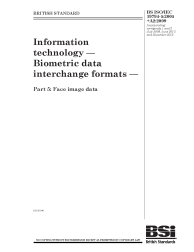 BS ISO/IEC 19794-5:2005+A2:2009