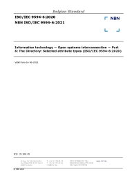 NBN ISO/IEC 9594-6:2021