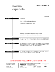 UNE-EN 60598-2-10:2004