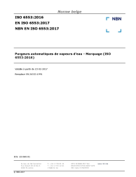 NBN EN ISO 6553:2017