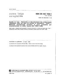 NBN EN ISO 7899-1:1999