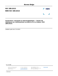 NBN ISO 188:2023