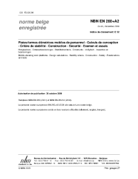 NBN EN 280+A2:2009