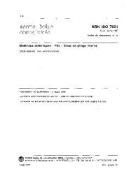 NBN ISO 7801:1997