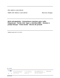 NBN EN 4652-110:2015
