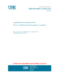 UNE-EN 60825-1:2015/A11:2021