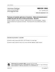 NBN EN 12965:2003