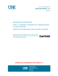 UNE-EN 60947-5-1:2018