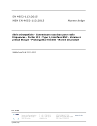 NBN EN 4652-113:2015